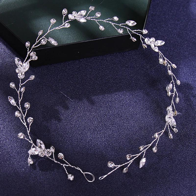 Crystal Rhinestone Hair Vine Band Headbands Tiara Wedding Bridal Accessories