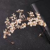 Golden Animal Crown Princess Headdress Wedding Accessories