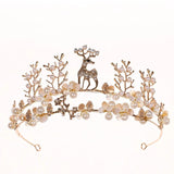 Golden Animal Crown Princess Headdress Wedding Accessories