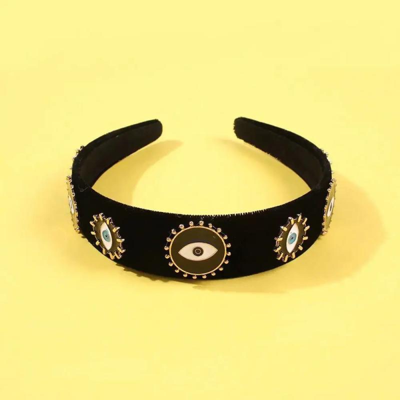 Evil Eyes Alloy Headband Crown Hair Accessories