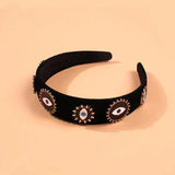 Evil Eyes Alloy Headband Crown Hair Accessories