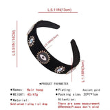 Evil Eyes Alloy Headband Crown Hair Accessories