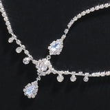 Stonefans Bridal Water Drop Head Chain Wedding Headdress