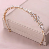 Bride Headband Silver Rhinestone Crystal Tiara Wedding Crown Princess Tiara