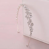 Bride Headband Silver Rhinestone Crystal Tiara Wedding Crown Princess Tiara
