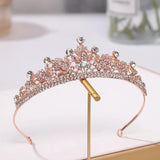 Baroque Rhinestone Crown Tiara Wedding Hair Accessories