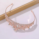 Baroque Rhinestone Crown Tiara Wedding Hair Accessories