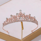 Baroque Rhinestone Crown Tiara Wedding Hair Accessories
