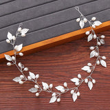Bridal Headband Rhinestone Pearl Tiara Hair Accesories