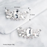 Big Rhinestone Wedding Shoe Clips Bride Bridesmaid
