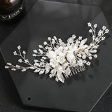 Bridal Comb Headdress Flower Bridal Comb Pan Hair Accessories