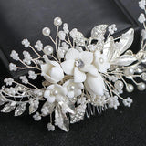 Bridal Comb Headdress Flower Bridal Comb Pan Hair Accessories