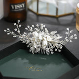 Bridal Comb Headdress Flower Bridal Comb Pan Hair Accessories