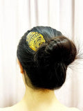 Acrylic Women Hair Pin 5 Inches Height With 3 Prong Hair Forks