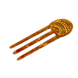 Acrylic Women Hair Pin 5 Inches Height With 3 Prong Hair Forks