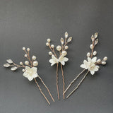 Bridal Hair Pin Set Wedding Hair Stickers Hair Jewelry