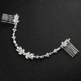 Bendable Crystal Wedding Hair Combs - Bride Hair Accessories