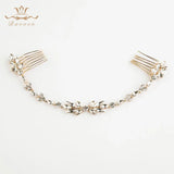 Bendable Crystal Wedding Hair Combs - Bride Hair Accessories