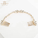Bendable Crystal Wedding Hair Combs - Bride Hair Accessories