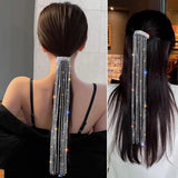 Rhinestone Hairpins Tassel Hair Clips Wedding Jewelry
