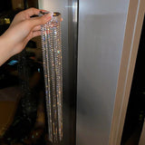 Rhinestone Hairpins Tassel Hair Clips Wedding Jewelry