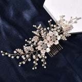 Bridal Hair Accessories Pearls Hairpins Clips Headwear for Bride