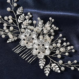 Bridal Hair Accessories Pearls Hairpins Clips Headwear for Bride