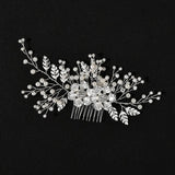 Bridal Hair Accessories Pearls Hairpins Clips Headwear for Bride