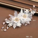 Pearl Rhinestone Hairpins Bridal Tiara Jewelry
