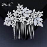 Crystal Hair Comb Silver Bridal Wedding Headpiece
