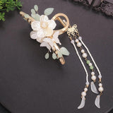 Chinese Valley Tassel Oversized Shark Hair Clip Hairpin