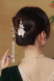 Chinese Valley Tassel Oversized Shark Hair Clip Hairpin