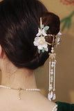Chinese Valley Tassel Oversized Shark Hair Clip Hairpin