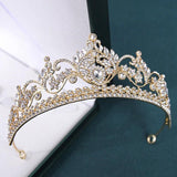 Baroque Crown Rhinestone Tiara Crystal Headband
