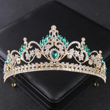 Baroque Crown Rhinestone Tiara Crystal Headband