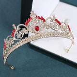 Baroque Crown Rhinestone Tiara Crystal Headband