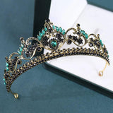 Baroque Crown Rhinestone Tiara Crystal Headband