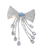 Crystal Tassel Pendant Bow Tie Hair Pins Barrettes Hair Accessories for Women