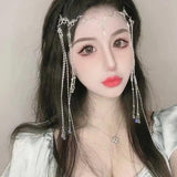 Vintage Tassel Head chain Face Curtain Hair Accessory