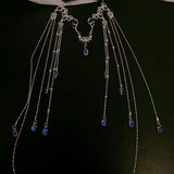 Vintage Tassel Head chain Face Curtain Hair Accessory