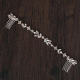 Classic Wedding Long Hair Combs Austrian Crystal Bride Jewelry Accessories