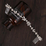 Classic Wedding Long Hair Combs Austrian Crystal Bride Jewelry Accessories