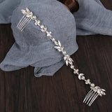 Classic Wedding Long Hair Combs Austrian Crystal Bride Jewelry Accessories