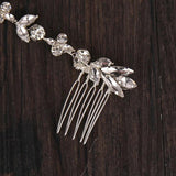 Classic Wedding Long Hair Combs Austrian Crystal Bride Jewelry Accessories