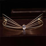 Zircon Tiaras Headbands Royal Queen Wedding Crown Bridal Prom Head Ornament
