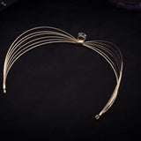 Zircon Tiaras Headbands Royal Queen Wedding Crown Bridal Prom Head Ornament