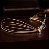 Zircon Tiaras Headbands Royal Queen Wedding Crown Bridal Prom Head Ornament