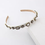 Fine Section Light Rhinestone Headband Bridal Hair Accessory