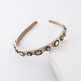 Fine Section Light Rhinestone Headband Bridal Hair Accessory