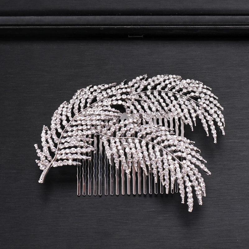 Rhinestone Crystal Bridal Hair Combs Wedding Hair Accessories Headpiece